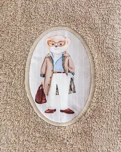 حوله صورت مادام کوکو طرح Jasmin سایز 50x70 سانتی متر