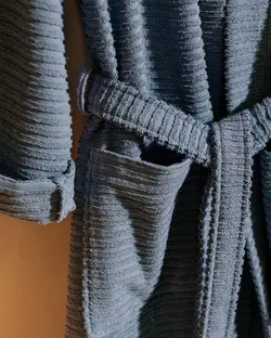 ست 2 تکه حوله تن پوش و حوله صورت یونیسکس مادام کوکو طرح Carla سایز L-XL
