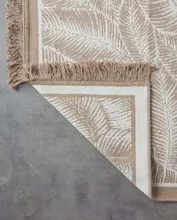 گلیم انگلیش هوم طرح Leaves سایز 150*80 سانتی متر