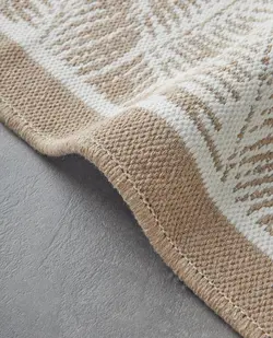 گلیم انگلیش هوم طرح Leaves سایز 150*80 سانتی متر
