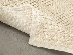 گلیم پنبه ای انگلیش هوم طرح Shabby سایز 100*60 سانتی متر