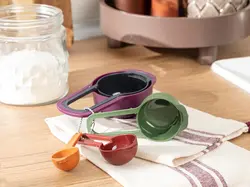 پیمانه اندازه گیری 5 عددی رنگین کمان انگلیش هوم طرح Circle