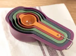 پیمانه اندازه گیری 5 عددی رنگین کمان انگلیش هوم طرح Circle