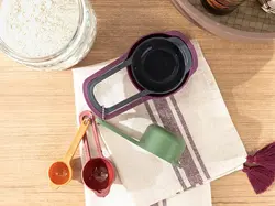 پیمانه اندازه گیری 5 عددی رنگین کمان انگلیش هوم طرح Circle