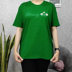 تیشرت گلدوزی زنانه در طرح متنوع
