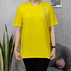 تیشرت گلدوزی زنانه در طرح متنوع
