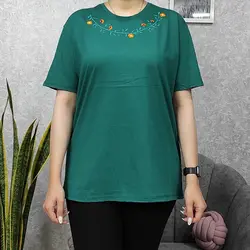 تیشرت گلدوزی زنانه در طرح متنوع