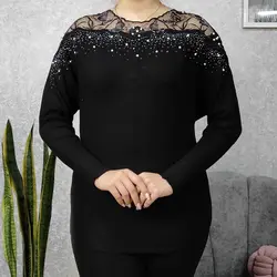 بلوز مجلسی آستین کیمونو زنانه