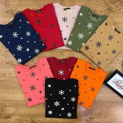 بلوز زنانه دورس طرح برف