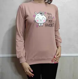 بلوز زنانه طرح گربه کد 05