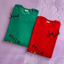 بلوز آستین بلند زنانه طرح HELLO