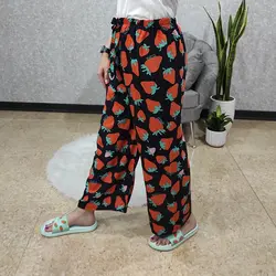 شلوار نخی زنانه طرح فانتزی