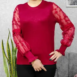 بلوز گپ زنانه مدل آستین تور