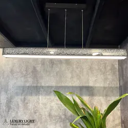 لوستر مدرن ال ای دی خطی آکواریوم