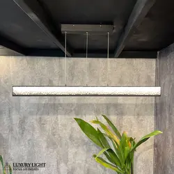 لوستر مدرن ال ای دی خطی آکواریوم