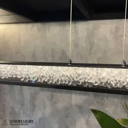 لوستر مدرن ال ای دی خطی آکواریوم