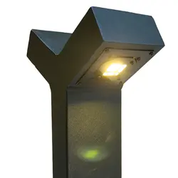 چراغ حیاطی مدرن دیان 2 طرفه کوتاه