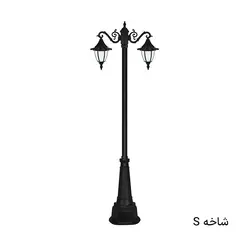 چراغ حیاطی دوشاخه چتری خمره ای