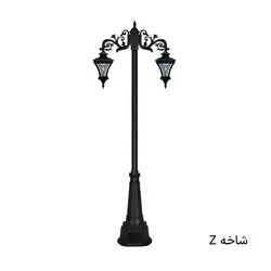 چراغ پارکی دوشاخه مدل ایفل