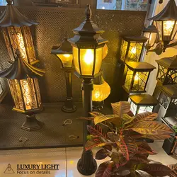 چراغ چمنی معبد خمره ای مناسب باغچه حیاط