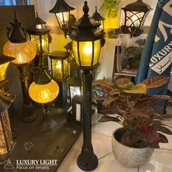 چراغ چمنی معبد خمره ای مناسب باغچه حیاط