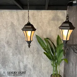 چراغ آویزحیاطی کمر باریک