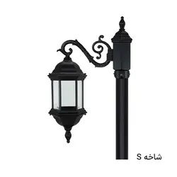 چراغ پارکی تکشاخه شش ضلعی