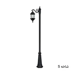 چراغ پارکی تکشاخه شش ضلعی