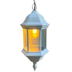چراغ آویز تراس شش ضلعی