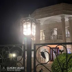 چراغ حیاطی گرد سردری پادرا