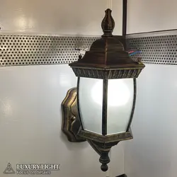 چراغ دیواری ویلا ضدآب خمره ای رابو