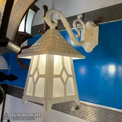 چراغ حیاطی کلبه ای فانتزی  دیواری