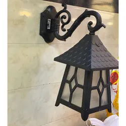 چراغ حیاطی کلبه ای فانتزی  دیواری