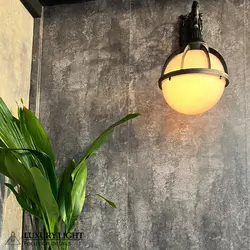 چراغ دیواری حبابی ویلا دیانا