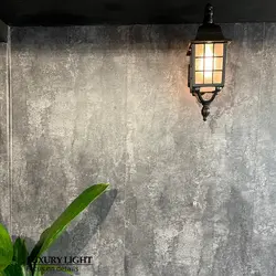 چراغ دیواری حیاطی فلزی مشبک