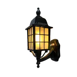چراغ دیواری حیاطی فلزی مشبک