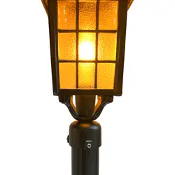 چراغ حیاطی چمنی مشبک