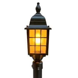 چراغ حیاطی چمنی مشبک