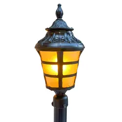 چراغ حیاطی فلزی چمنی آیسودا