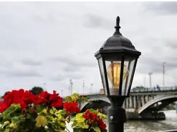 چراغ چمنی پلاستیکی رومی