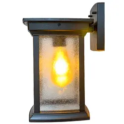 چراغ دیواری مدرن  حیاطی طرح مکعب شعاع