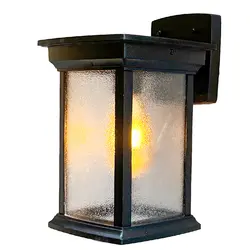 چراغ دیواری مدرن  حیاطی طرح مکعب شعاع