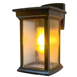 چراغ دیواری مدرن  حیاطی طرح مکعب شعاع