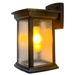 چراغ دیواری مدرن  حیاطی طرح مکعب شعاع