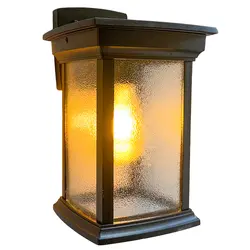 چراغ دیواری مدرن  حیاطی طرح مکعب شعاع