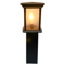 چراغ پارکی طرح شب تاب چمنی مدرن مکعب متوسط