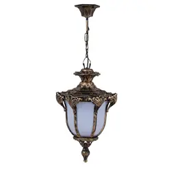 چراغ حیاطی آویز پلاستیکی صدف