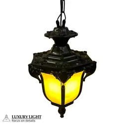 چراغ حیاطی آویز پلاستیکی صدف