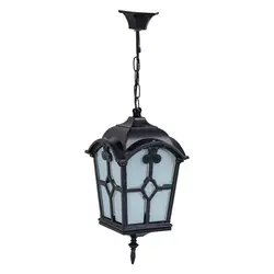 چراغ حیاطی آویز پلاستیکی کلبه لوزی