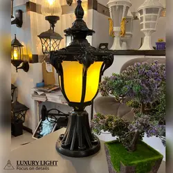 چراغ حیاطی پلاستیکی سردری صدف